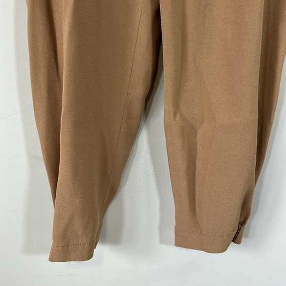Aritzia Babaton Dexter Pull On Jogger Ankle Length Tuxedo Pant Camel Tan Sz M - Picture 6 of 14